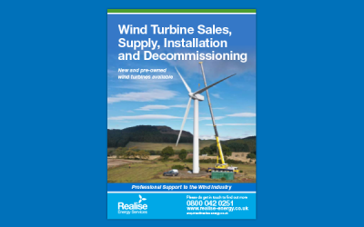 Realise Energy Servicves Wind Turbine Sales and Installation Leaflet